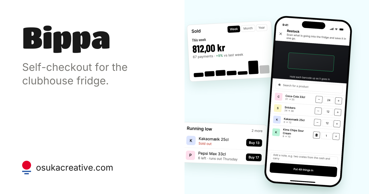 The share card for the Bippa case study